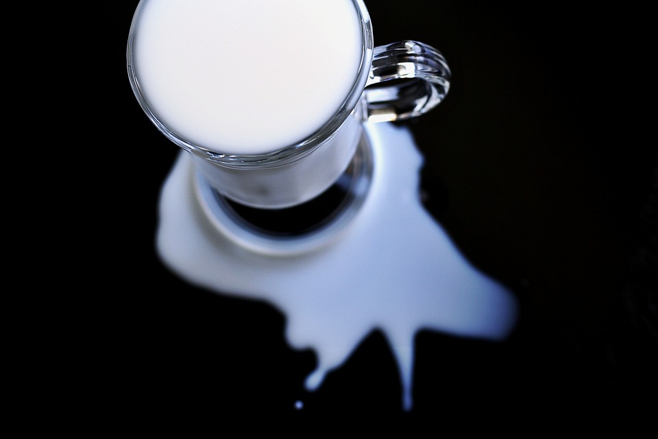 חלב שנשפך