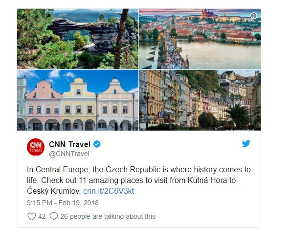 CNN Travel ממליצה על ביקור בברנו בכל טיול בצ'כיה