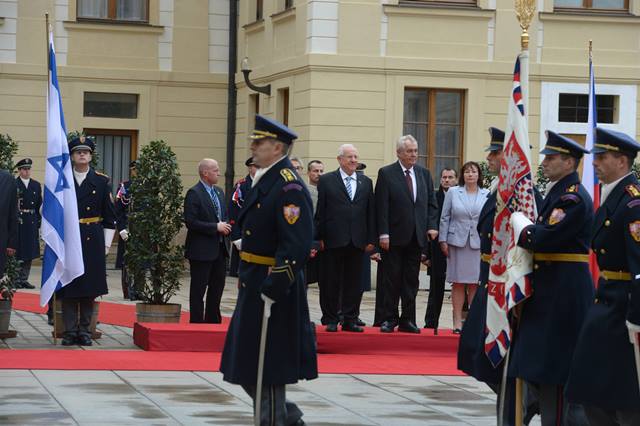 ביקור נשיא מדינת ישראל רובי ריבלין בפראג